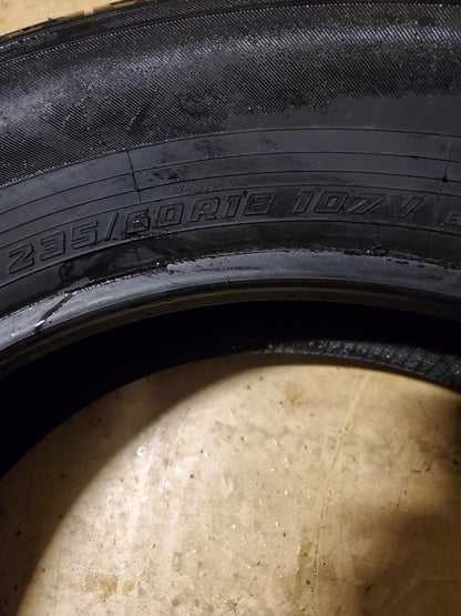 YOKOHAMA GEOLANDAR CV G058 BSW P 235 60 18 107V XL ALL SEASON TIRE 110105830