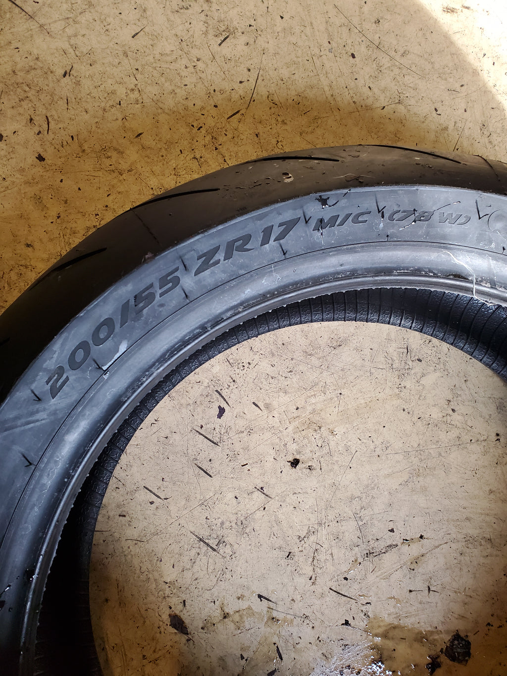 PIRELLI DIABLO ROSSO IV BSW  200 55 17 78W REAR MOTORCYCLE TIRE 3021565