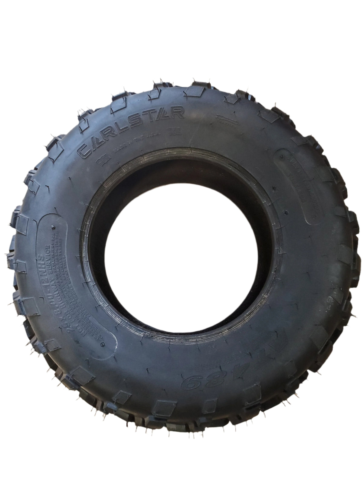 CARLSTAR AT489 BSW  25 8 12 NHS 4PLY ATV/UTV TIRE 589306