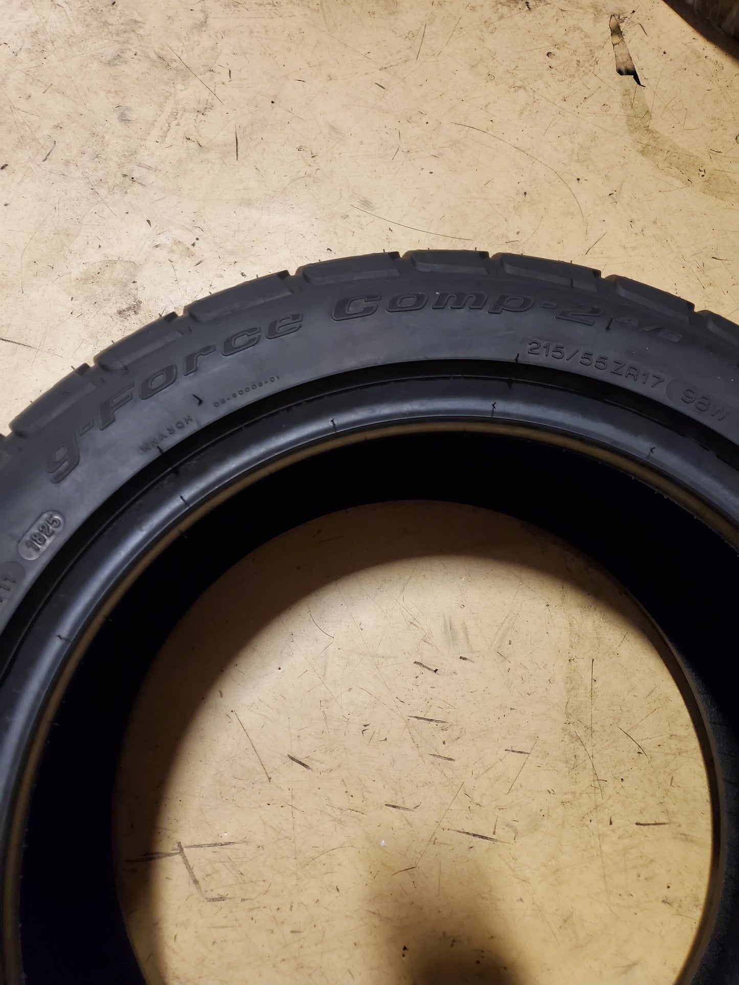BFGOODRICH G-FORCE COMP-2 A/S BSW P 215 55 17 98W XL ALL SEASON TIRE 3393