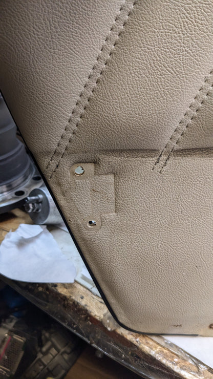 USED PORSCHE 911 CARRERA LEFT LEATHER DOOR PANEL WITH TWEETER AND HANDLE