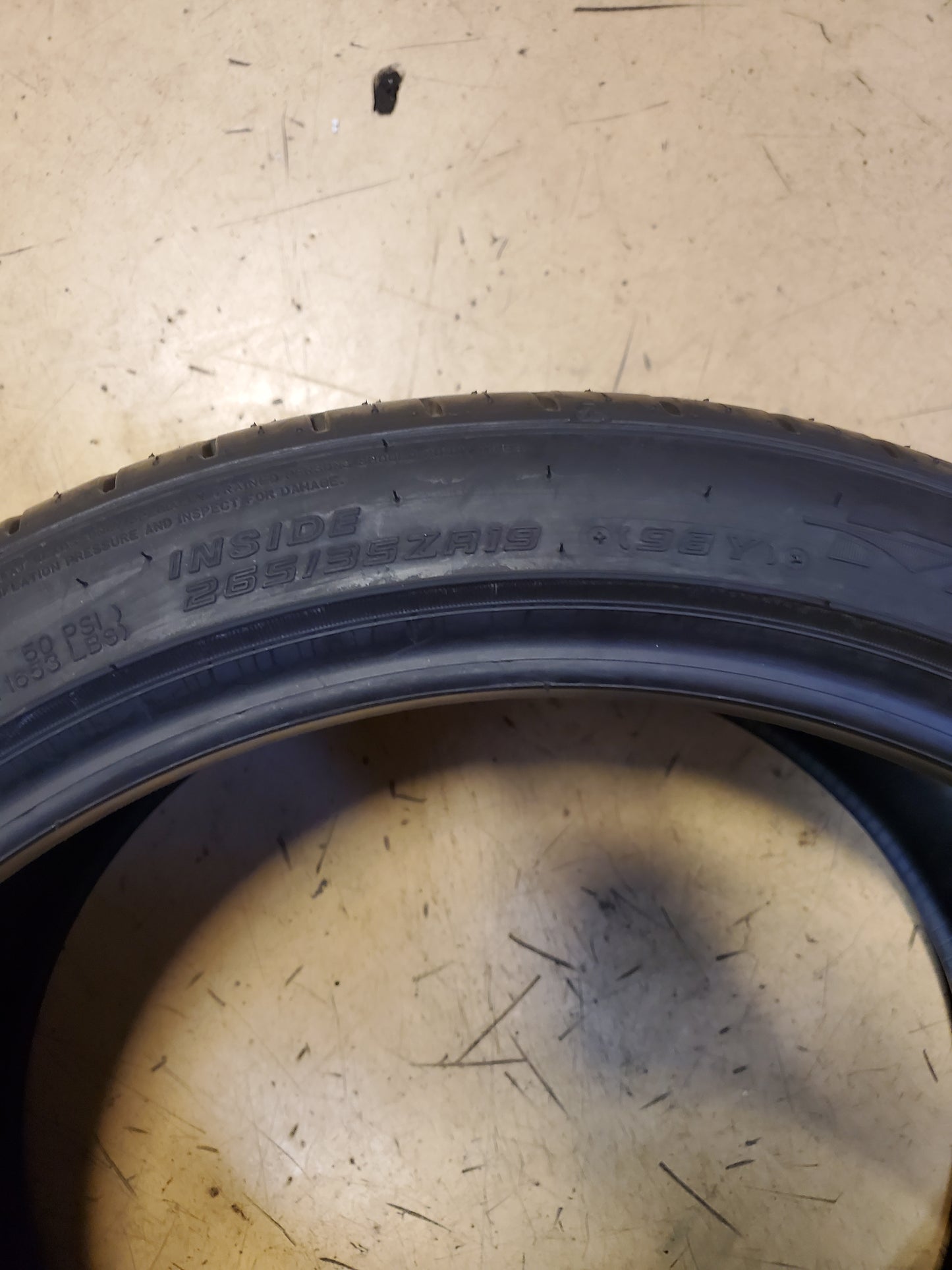 FALKEN AZENIS FK510 BSW P 265 35 19 98Y XL UHP TIRE 28035938