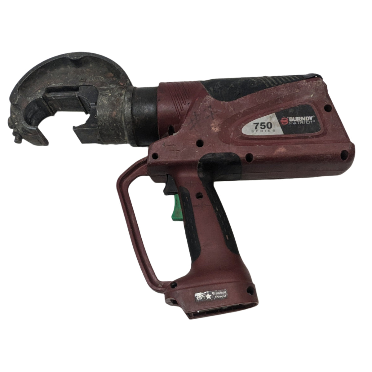 BURNDY PATRIOT 750 SERIES CRIMPER WITH CHARGER AND NEW BATTERY
