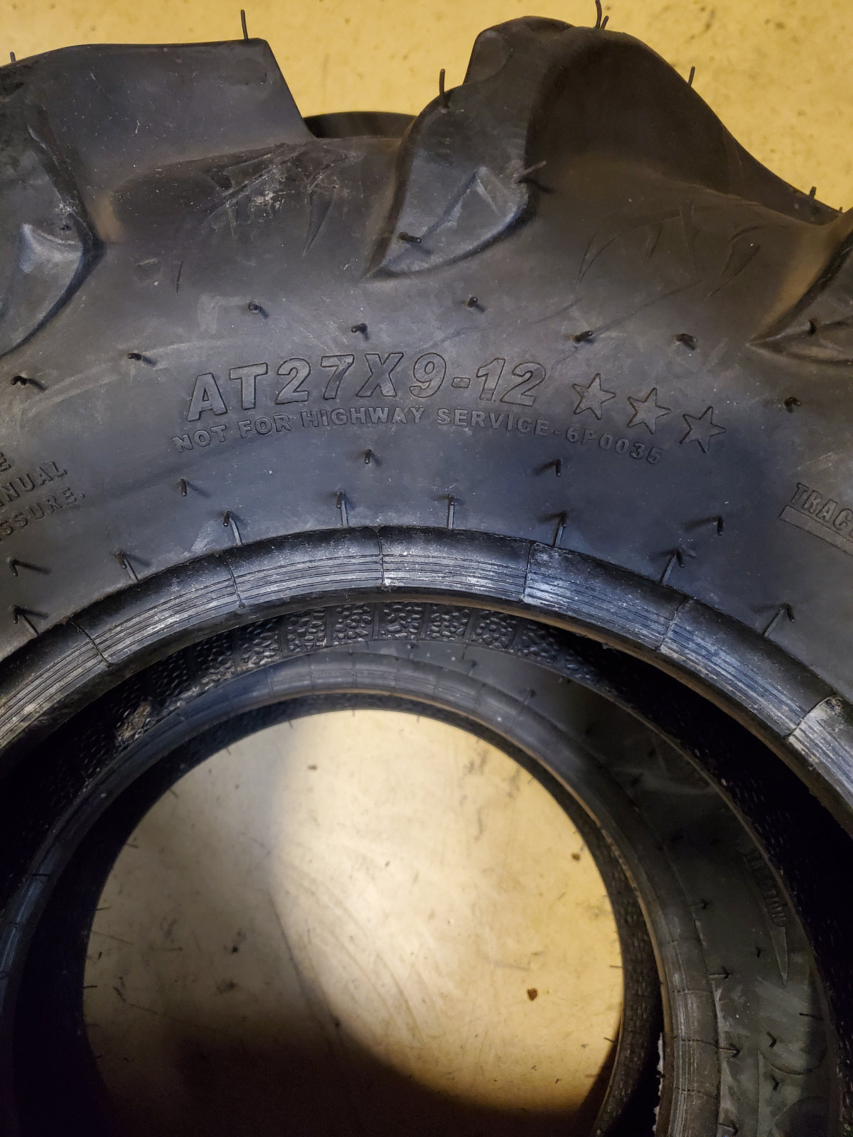 NOS ITP MEGA MAYHEM BSW AT 27 9 12 6PLY ATV/UTV TIRE 6P0035