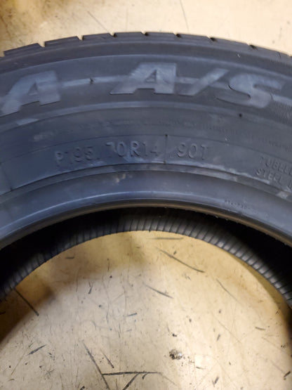 NOS TOYO EXTENSA A/S BSW P 195 70 14 90T ALL SEASON TIRE 147350