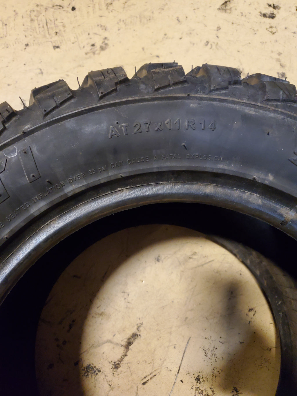 KANATI MONGREL BSW AT 27 11 14 10PLY ATV/UTV TIRE AM142711MG