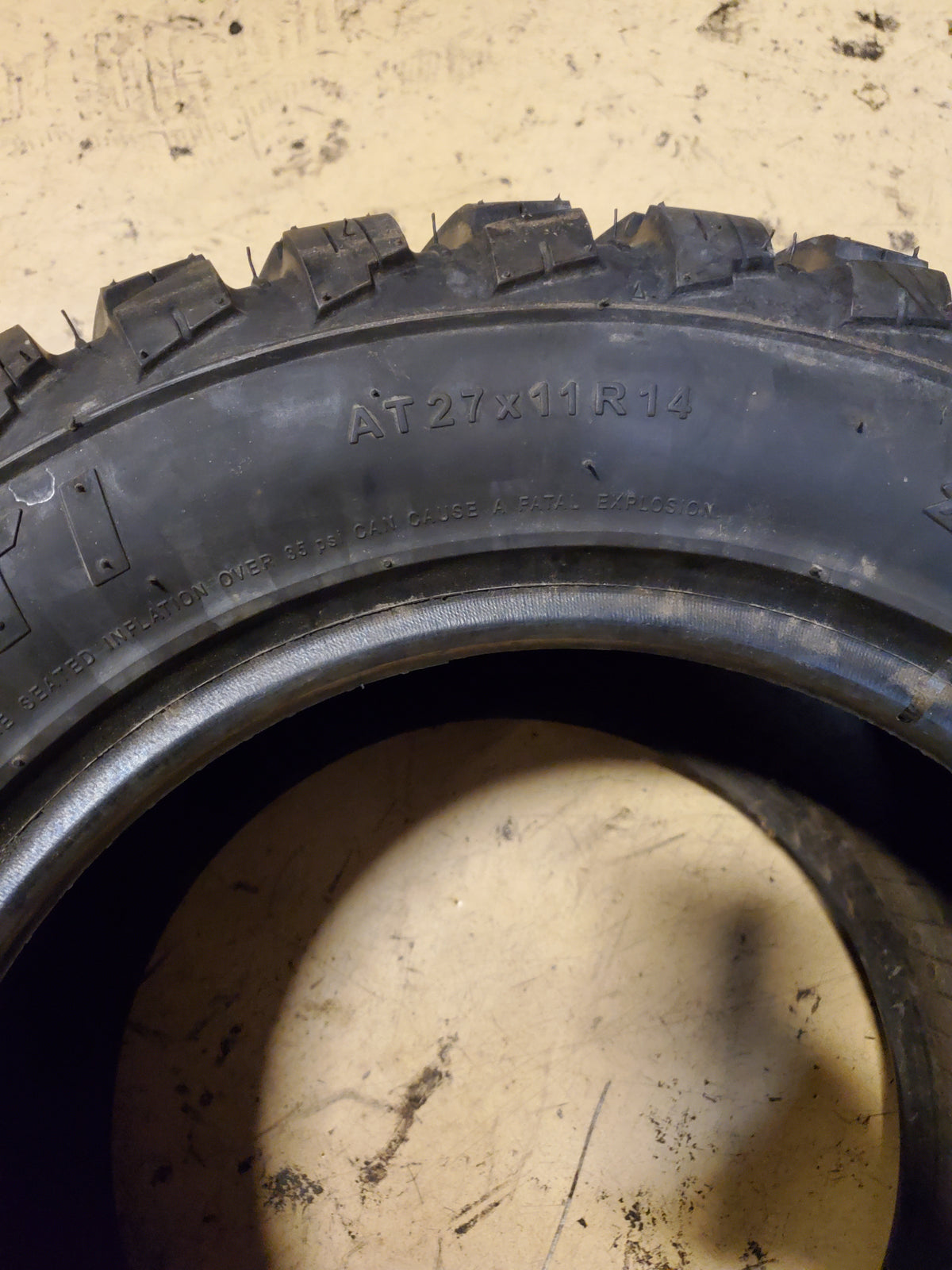 KANATI MONGREL BSW AT 27 11 14 10PLY ATV/UTV TIRE AM142711MG