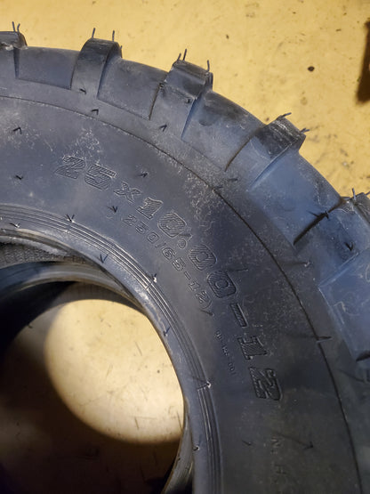 NOS QIND QING DA BSW  25 10 12 45J 4PLY ATV/UTV TIRE QQD251012