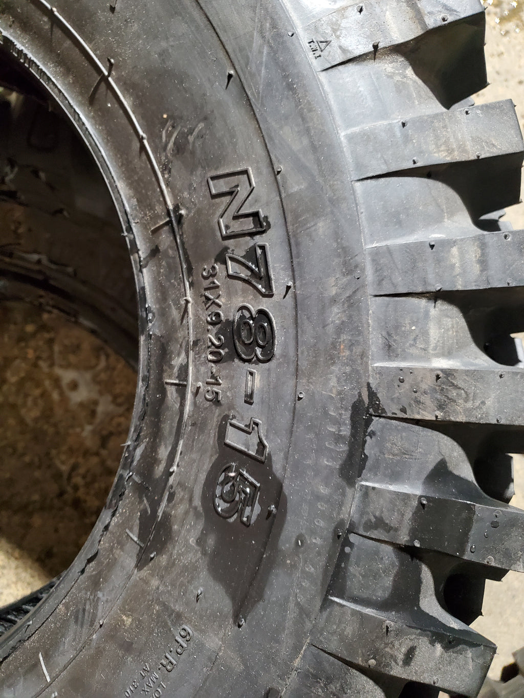 BUCKSHOT MUDDER N78-15 BSW AT 31 9.2 15 6PLY ATV/UTV TIRE BT7815