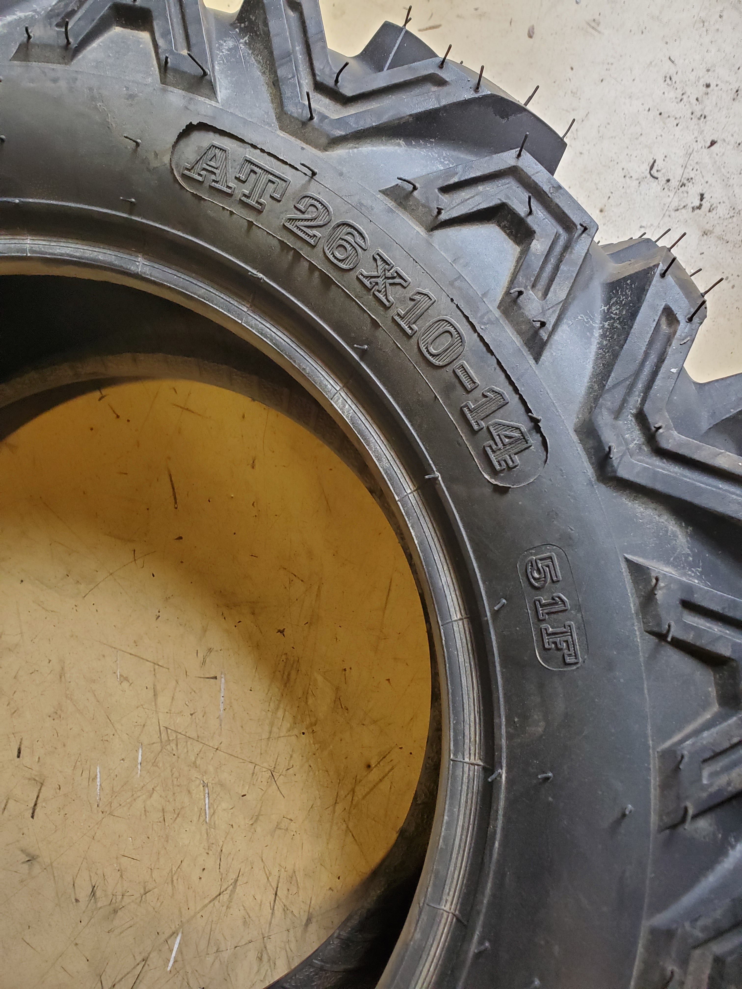 ROADGUIDER ATLAS BSW AT 26 10 14 51F 6PLY ATV/UTV TIRE RA261014