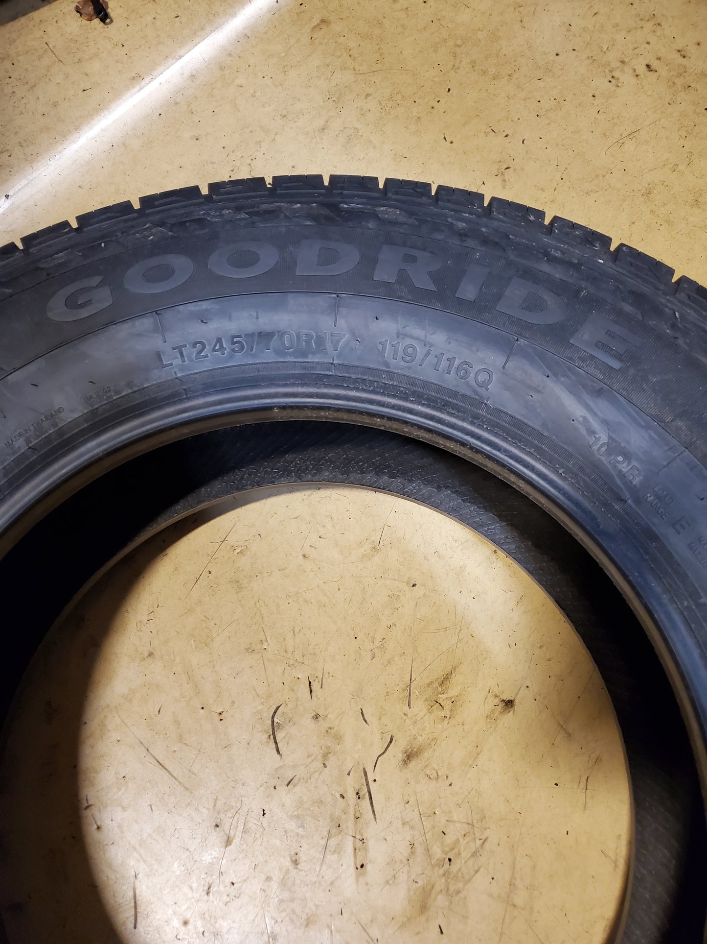 GOODRIDE SL310 BSW LT 245 70 17 119/116Q 10PLY ALL SEASON TIRE TH18947