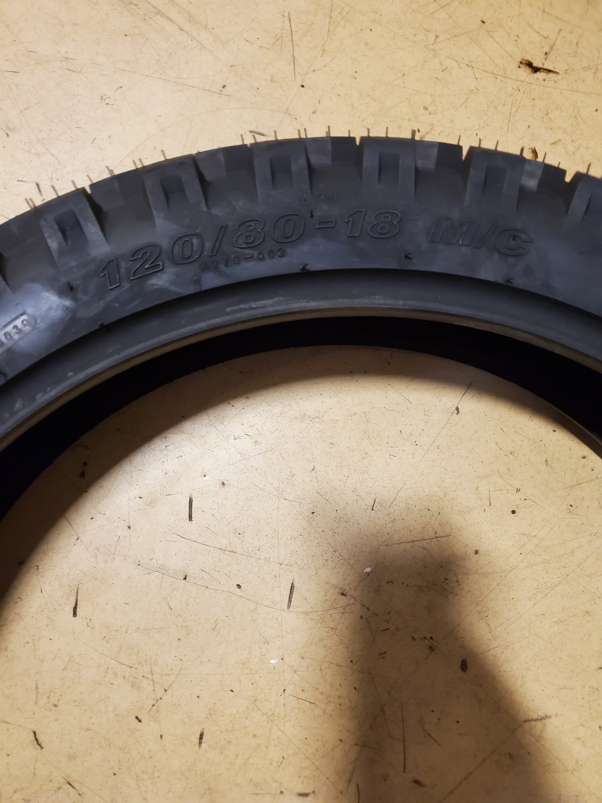 KENDA K270 BSW  120 80 18 62P REAR MOTORCYCLE TIRE 042701806C1