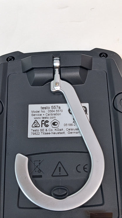 TESTO 557S AC MANIFOLD GAUGE SET – AC RECHARGE KIT WITH 2X TESTO 115I PIPE CLAMP THERMOMETER, 1X TESTO 552I MICRON GAUGE, AND 4X HOSES