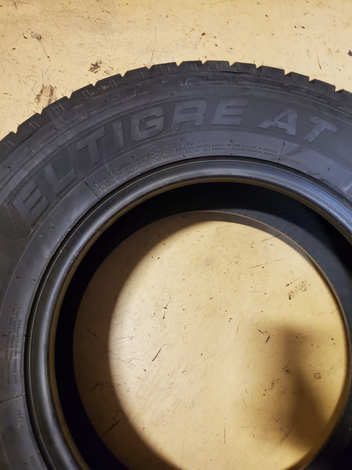 COSMO EL TIGRE AT BSW LT 265 70 17 121/118S 10PLY ALL TERRAIN TIRE I0086363