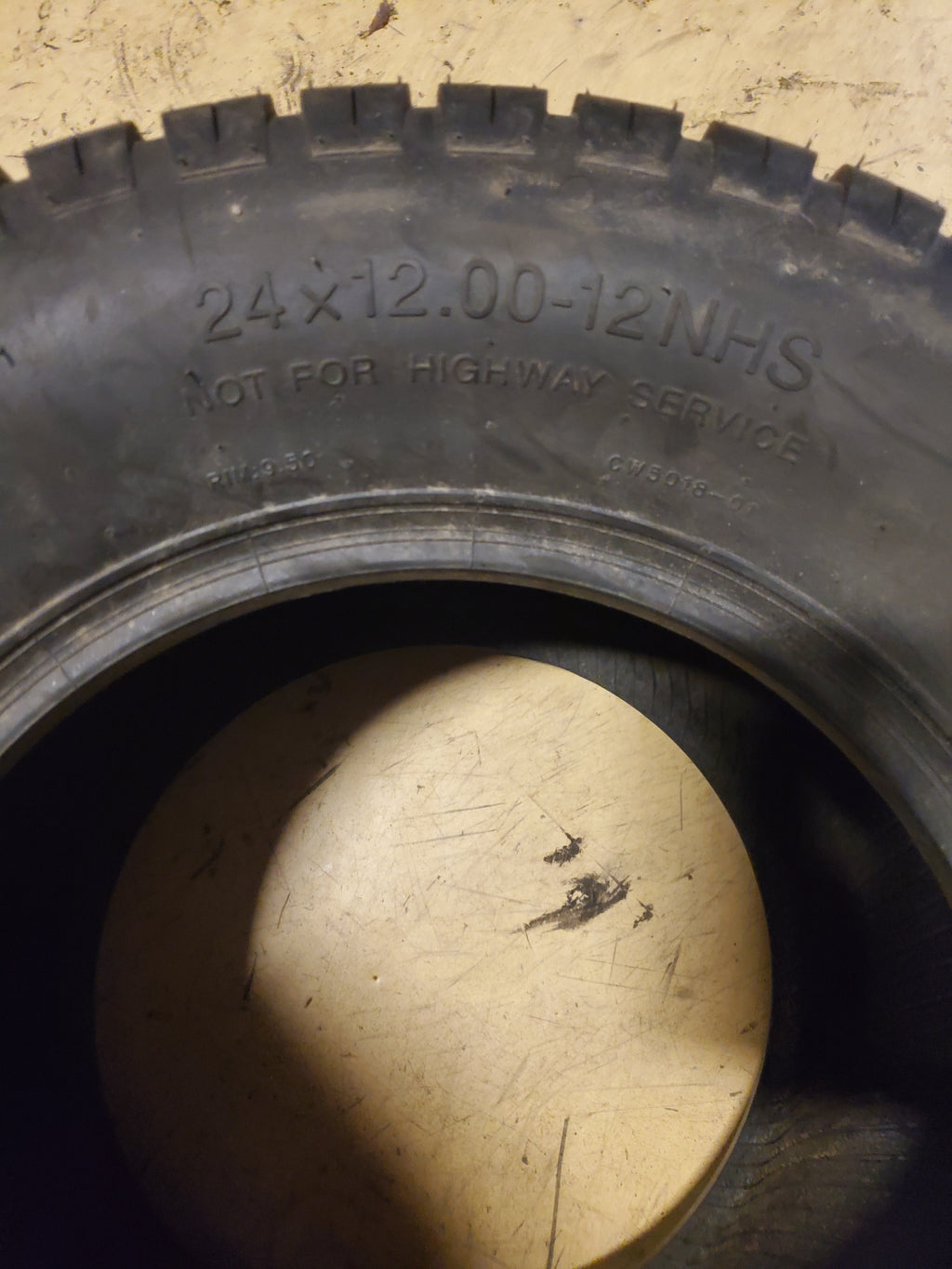 RUBBERMASTER LAWNGUARD RM16 BSW  24 12 12 4PLY LAWN TIRE 450447