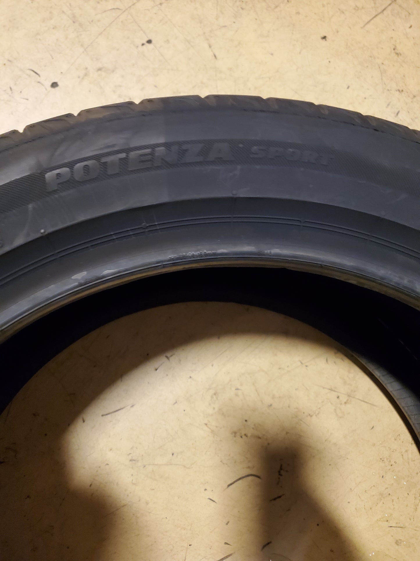 2 BRIDGESTONE POTENZA SPORT BSW P 255 45 19 104Y XL UHP TIRE 008147