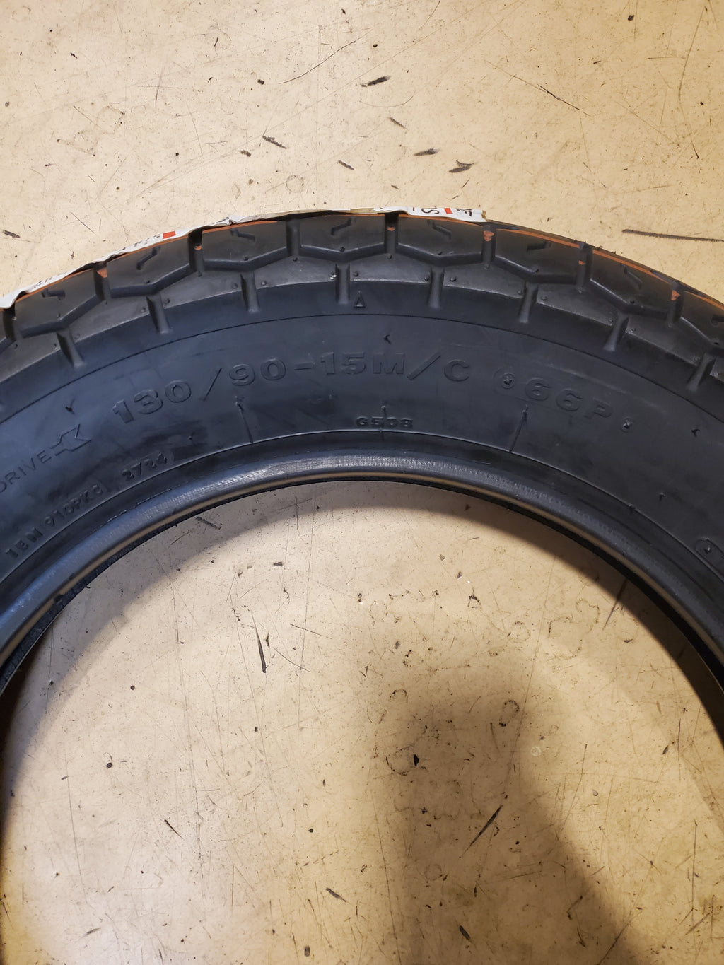 BRIDGESTONE MAG MOPUS BSW 130 90 15 66P REAR MOTORCYCLE TIRE 143049
