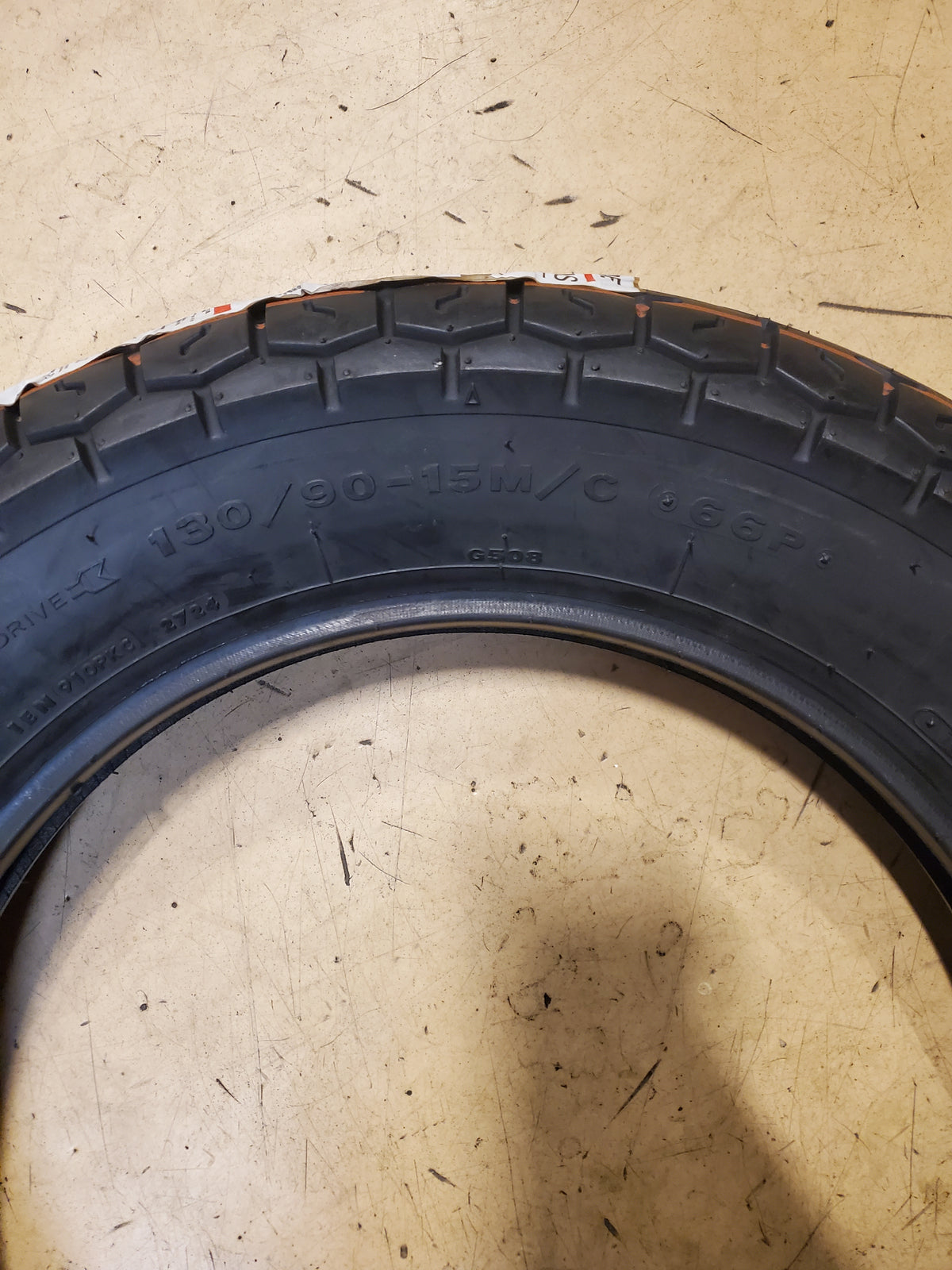 BRIDGESTONE MAG MOPUS BSW 130 90 15 66P REAR MOTORCYCLE TIRE 143049
