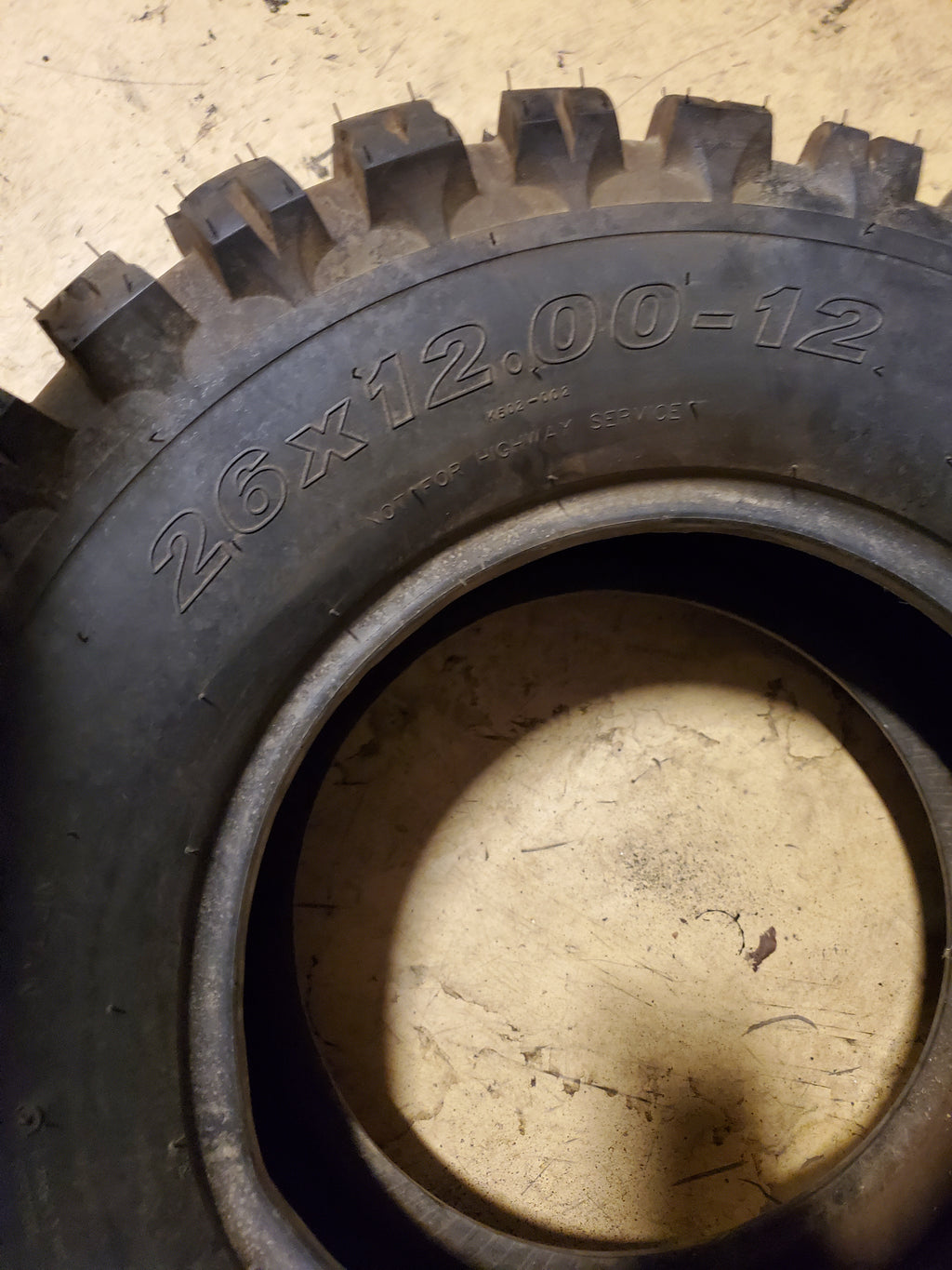 KENDA K502 TERRA TRAC BSW 26 12 12 4PLY LAWN TIRE 26124KTTI