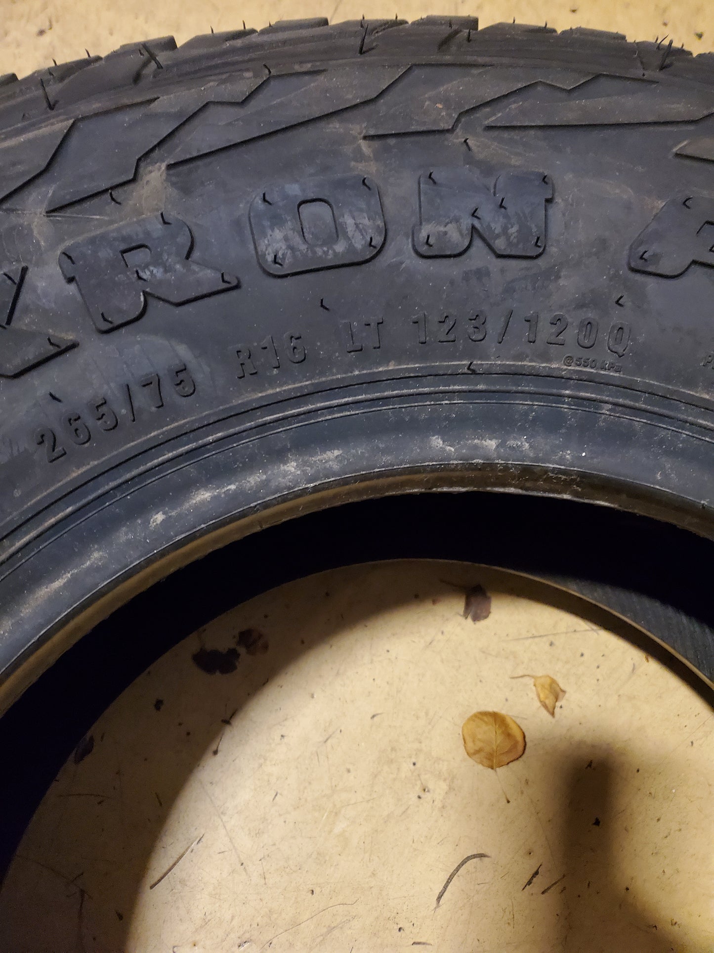 ACCELERA OMIKRON A/T BSW P 265 75 16 123/120Q 10PLY ALL TERRAIN TIRE 1200031873