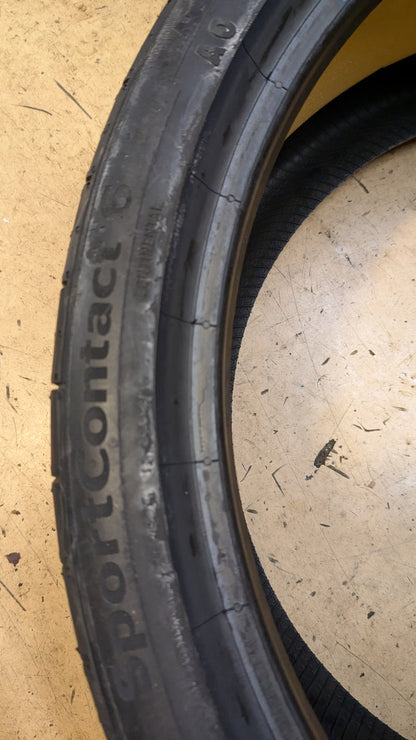 4 CONTINENATAL SPORTCONTACT 6 AO CONTISILENT BSW P 275 60 18 97Y XL  UHP TIRE 0311791