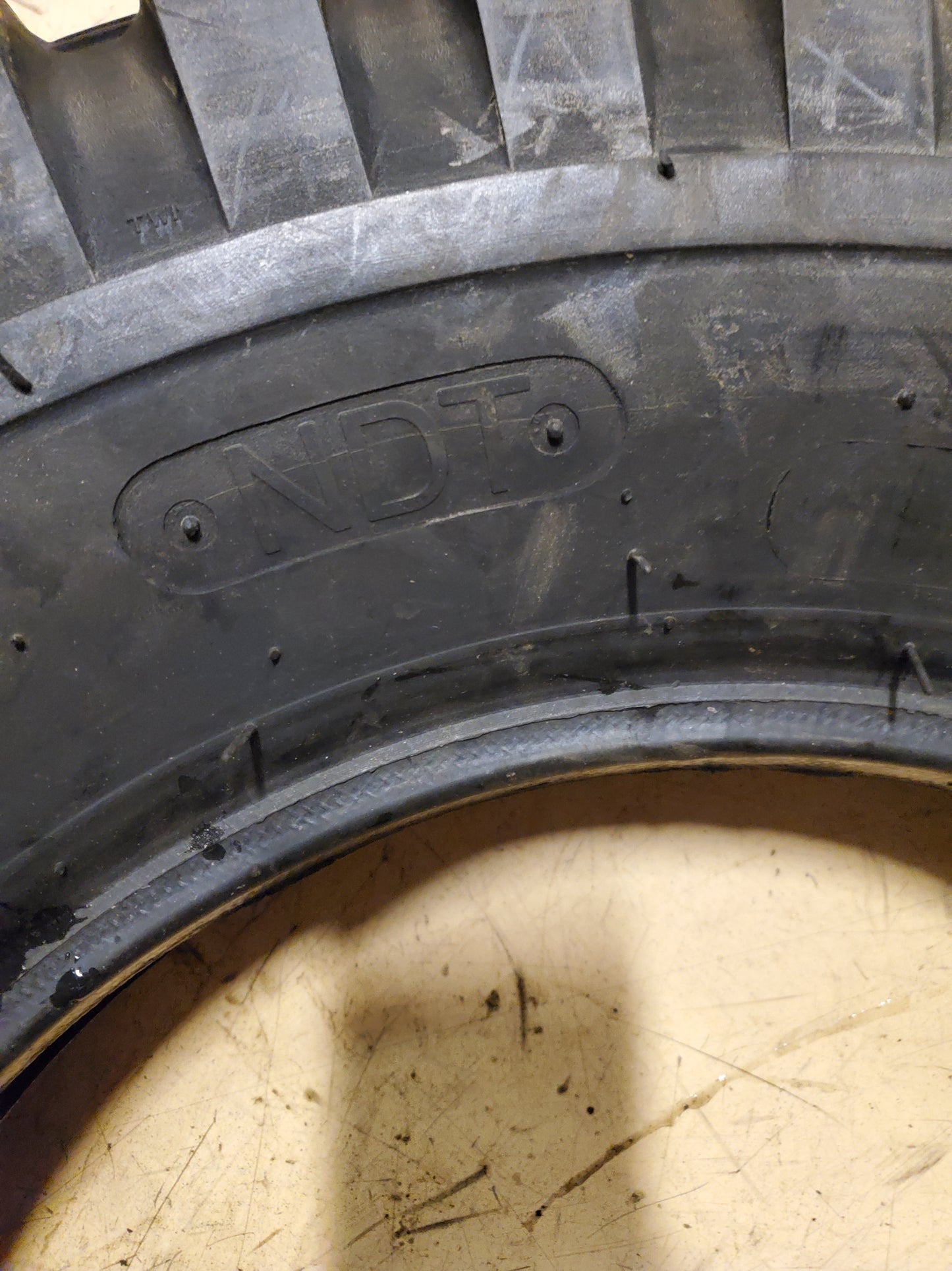 SPECIALTY TIRES OF AMERICA MILITARY NDT BSW LT 7 16 6PLY INDUSTRIAL TIRE LN174