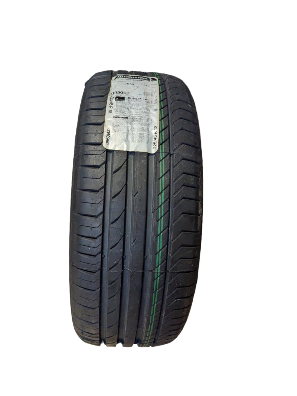CONTINENTAL CONTISPORTCONTACT 5 RUNFLAT P 225 45 18 91Y UHP SUMMER TIRE 0350960
