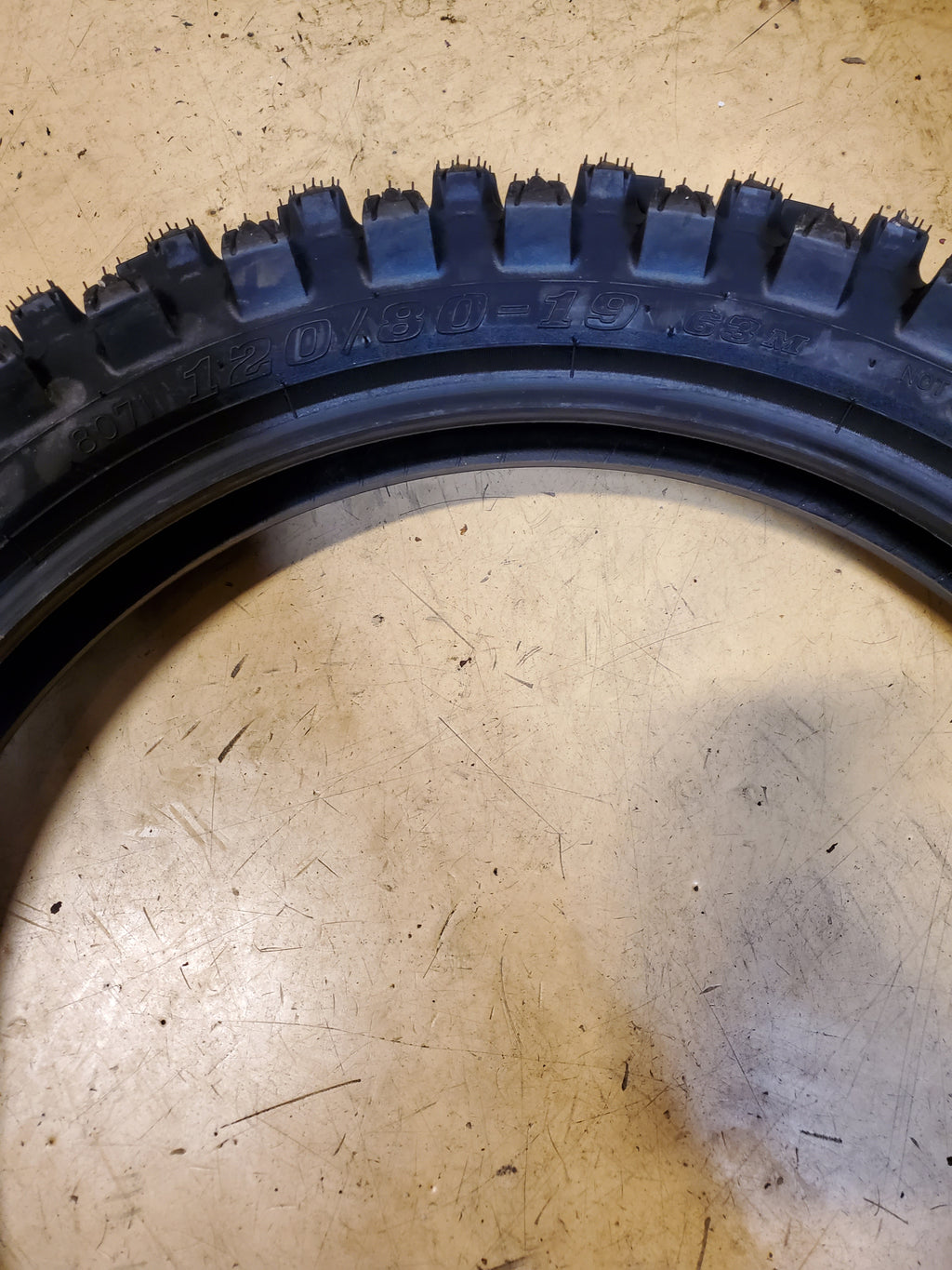 DUNLOP GEOMAX MX34 BSW 120 80 19 63M DIRT REAR BIKE TIRE 45234114
