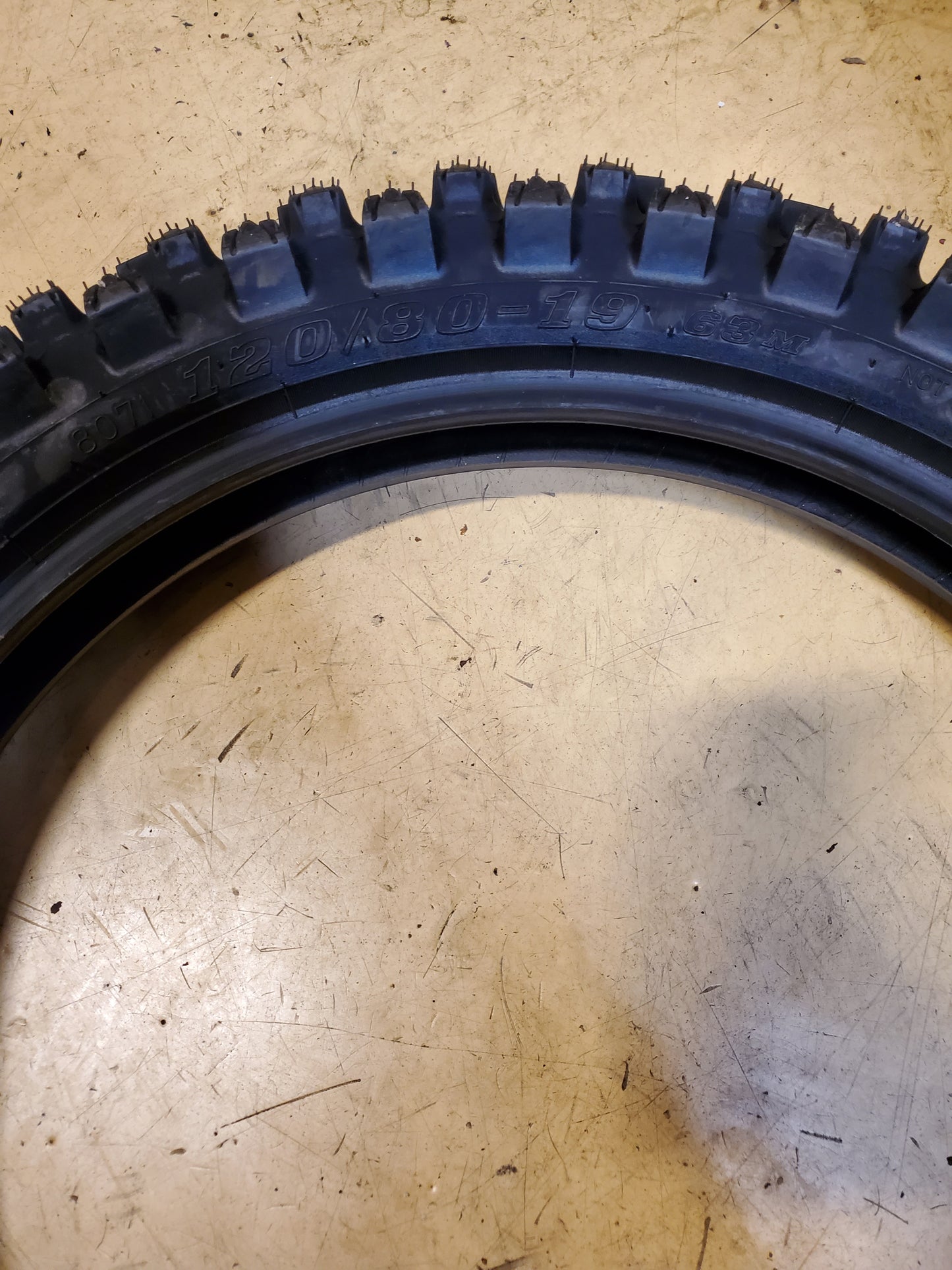 DUNLOP GEOMAX MX34 BSW 120 80 19 63M DIRT REAR BIKE TIRE 45234114