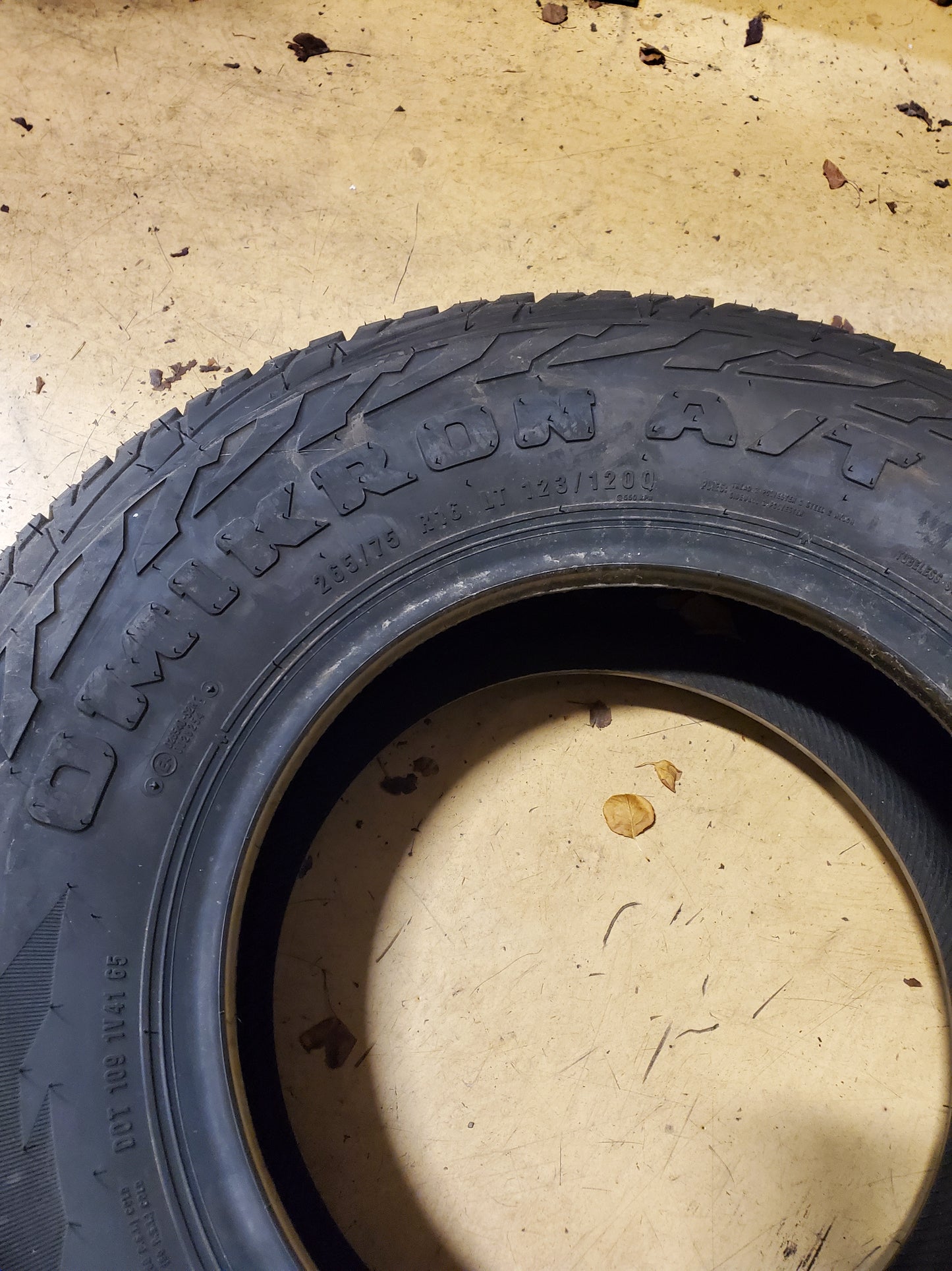 ACCELERA OMIKRON A/T BSW P 265 75 16 123/120Q 10PLY ALL TERRAIN TIRE 1200031873