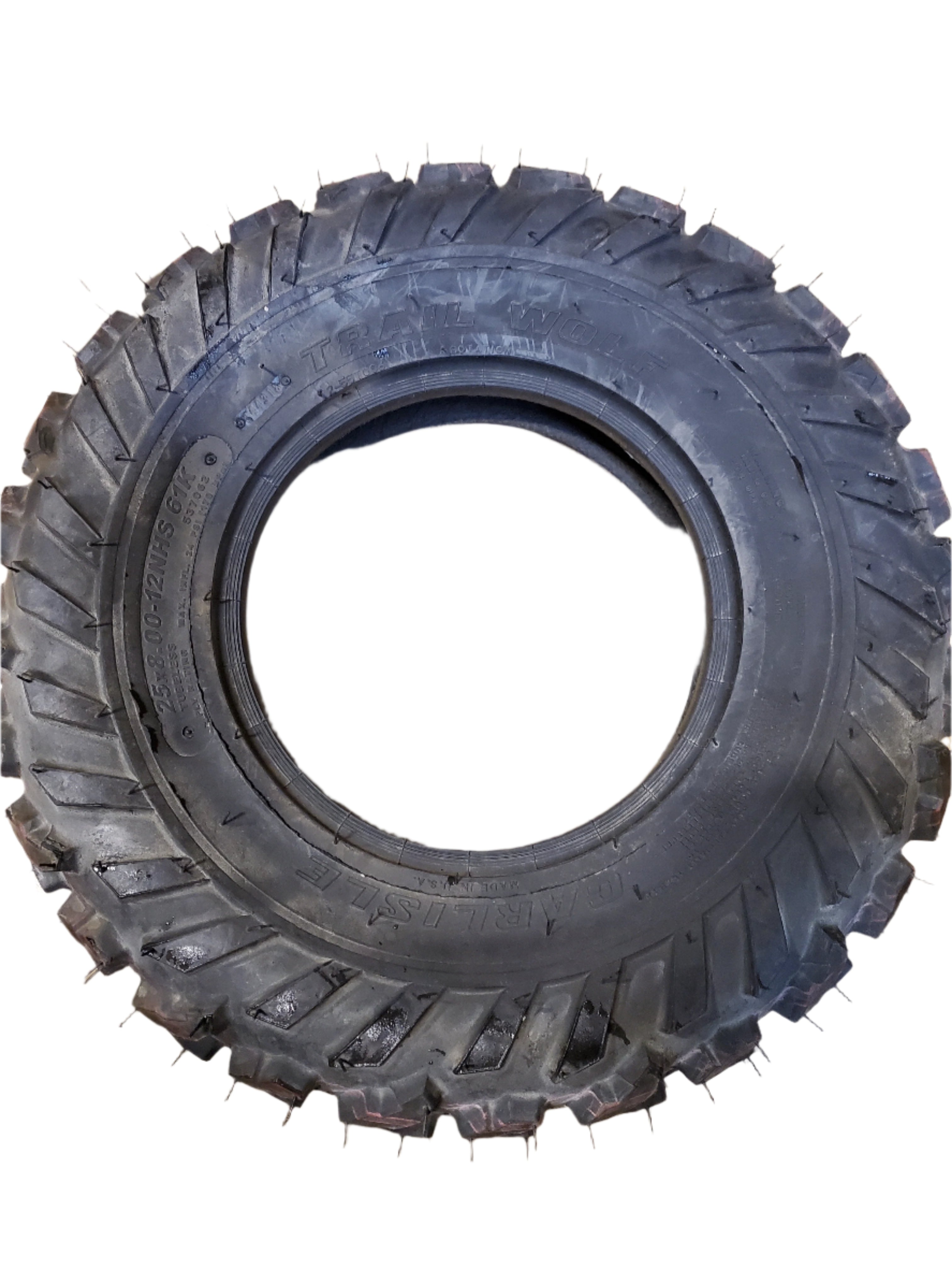 NOS CARLISLE TRAIL WOLF BSW 25 8 12 61K ATV/UTV TIRE 537062