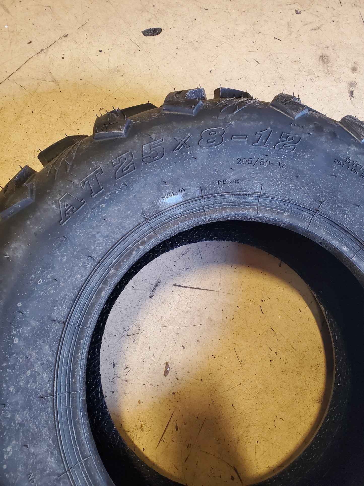 HALBERD HU02 BSW AT 25 8 12 6PLY ATV/UTV TIRE HH25812