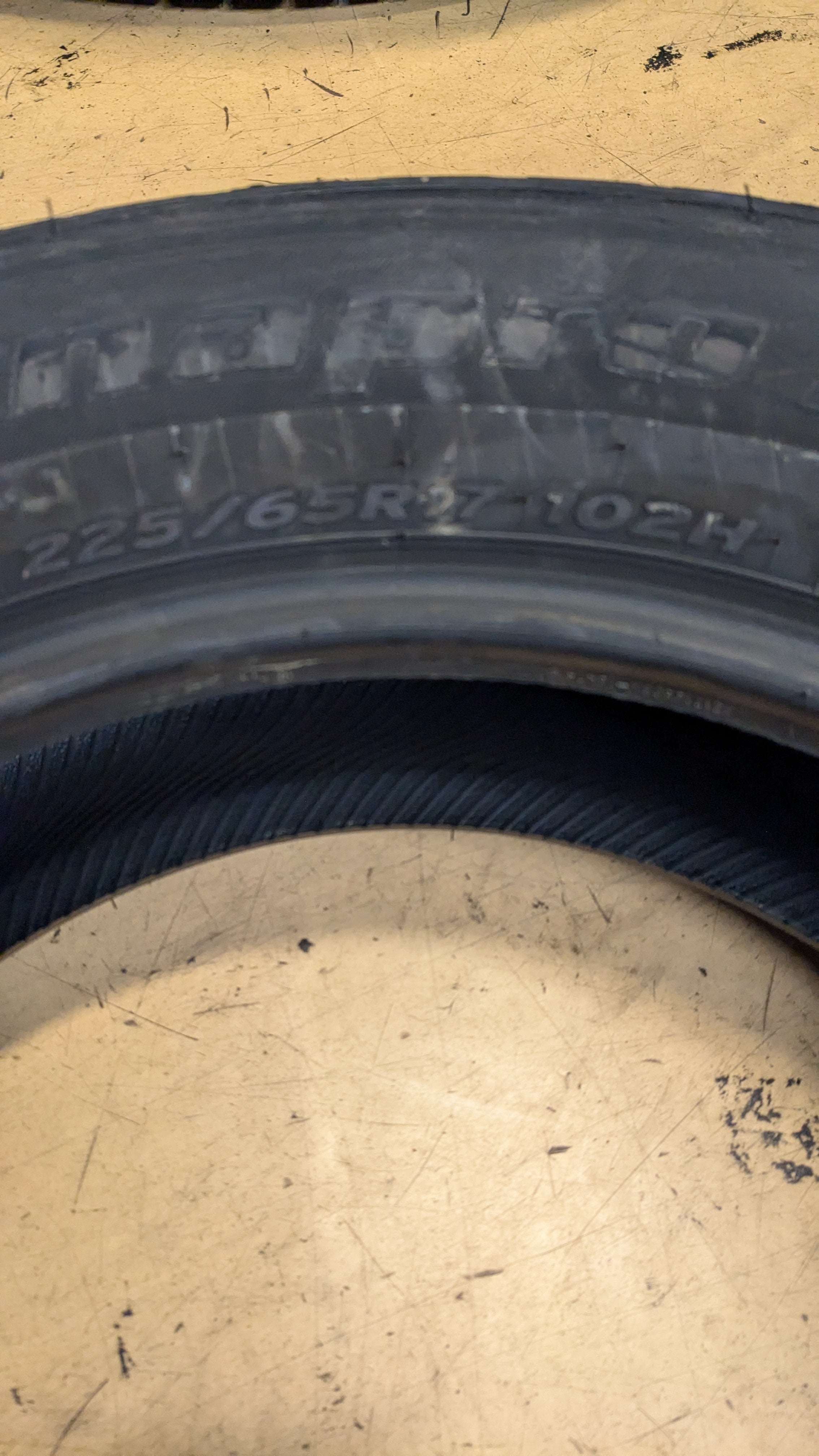 HANKOOK DYNAPRO HT BSW P 225 65 17 102H ALL SEASON TIRE 1014070