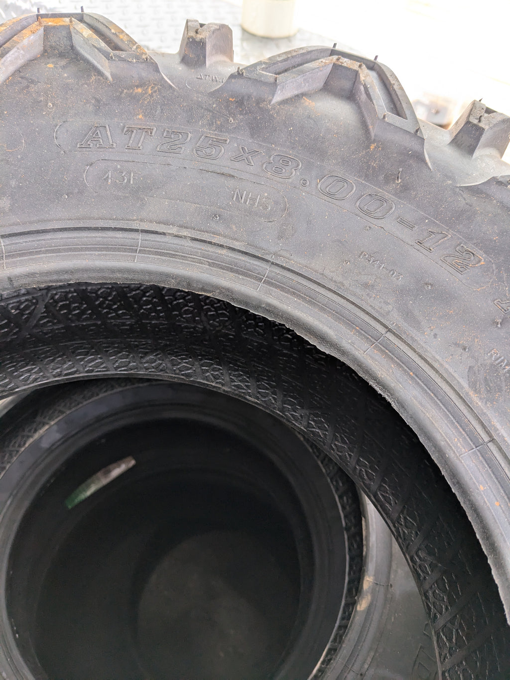 WANDA P341 A/T MASTER BSW LT 25 8 12 43F 6PLY ATV/UTV TIRE 10157