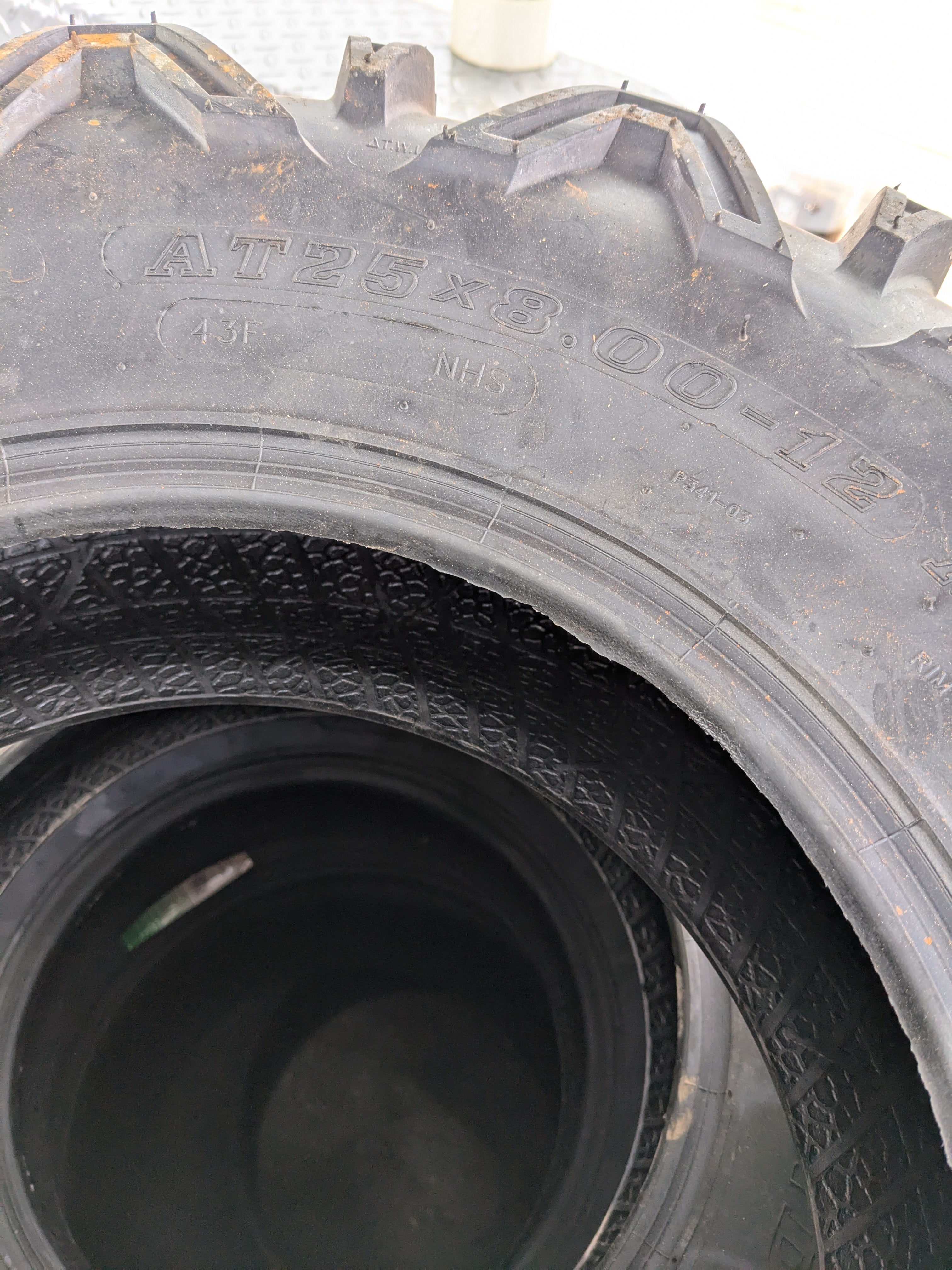 WANDA P341 A/T MASTER BSW LT 25 8 12 43F 6PLY ATV/UTV TIRE 10157