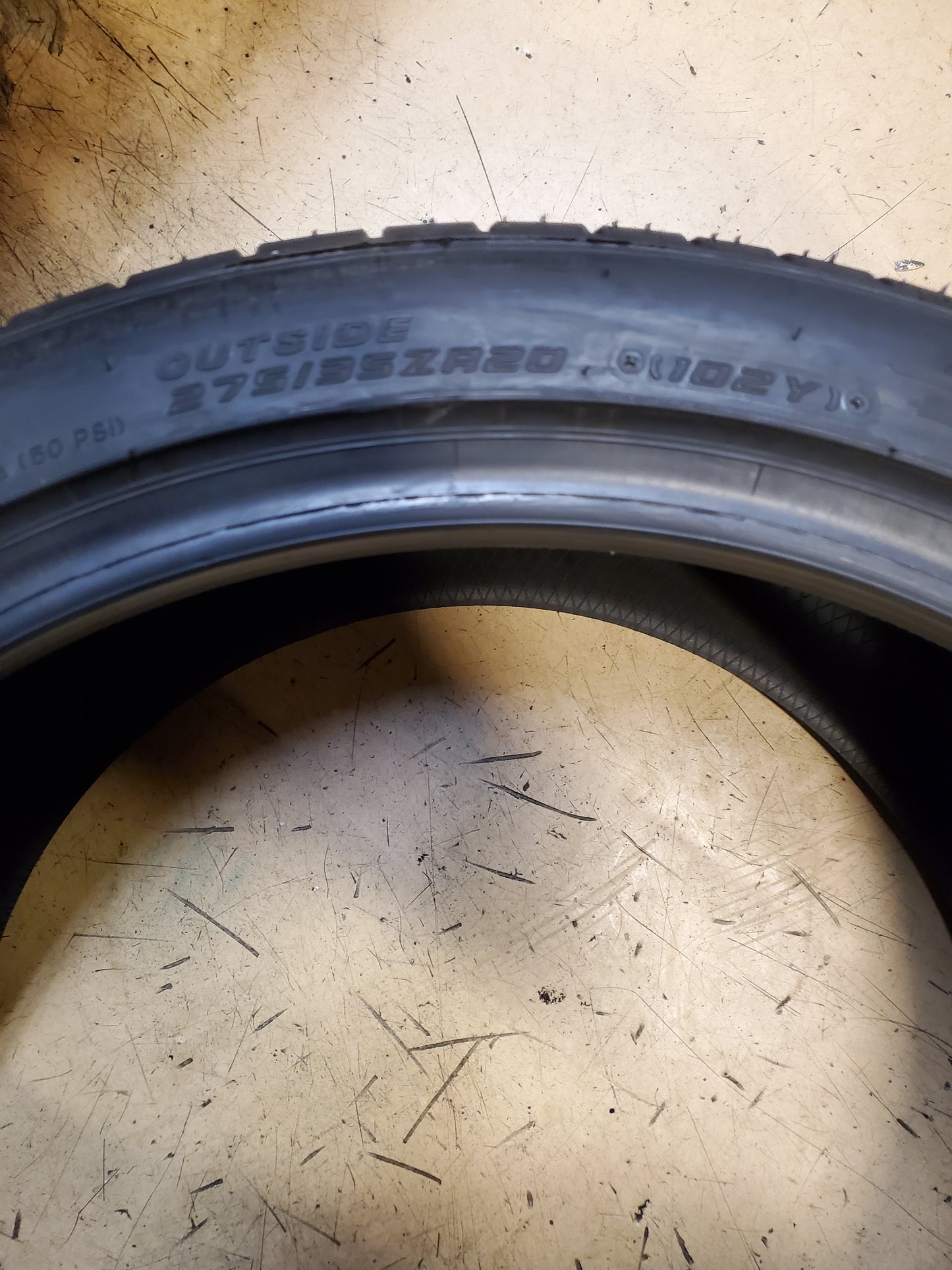 NOS FALKEN AZENIS FK510 BSW P 275 35 20 102Y XL UHP TIRE 28036351