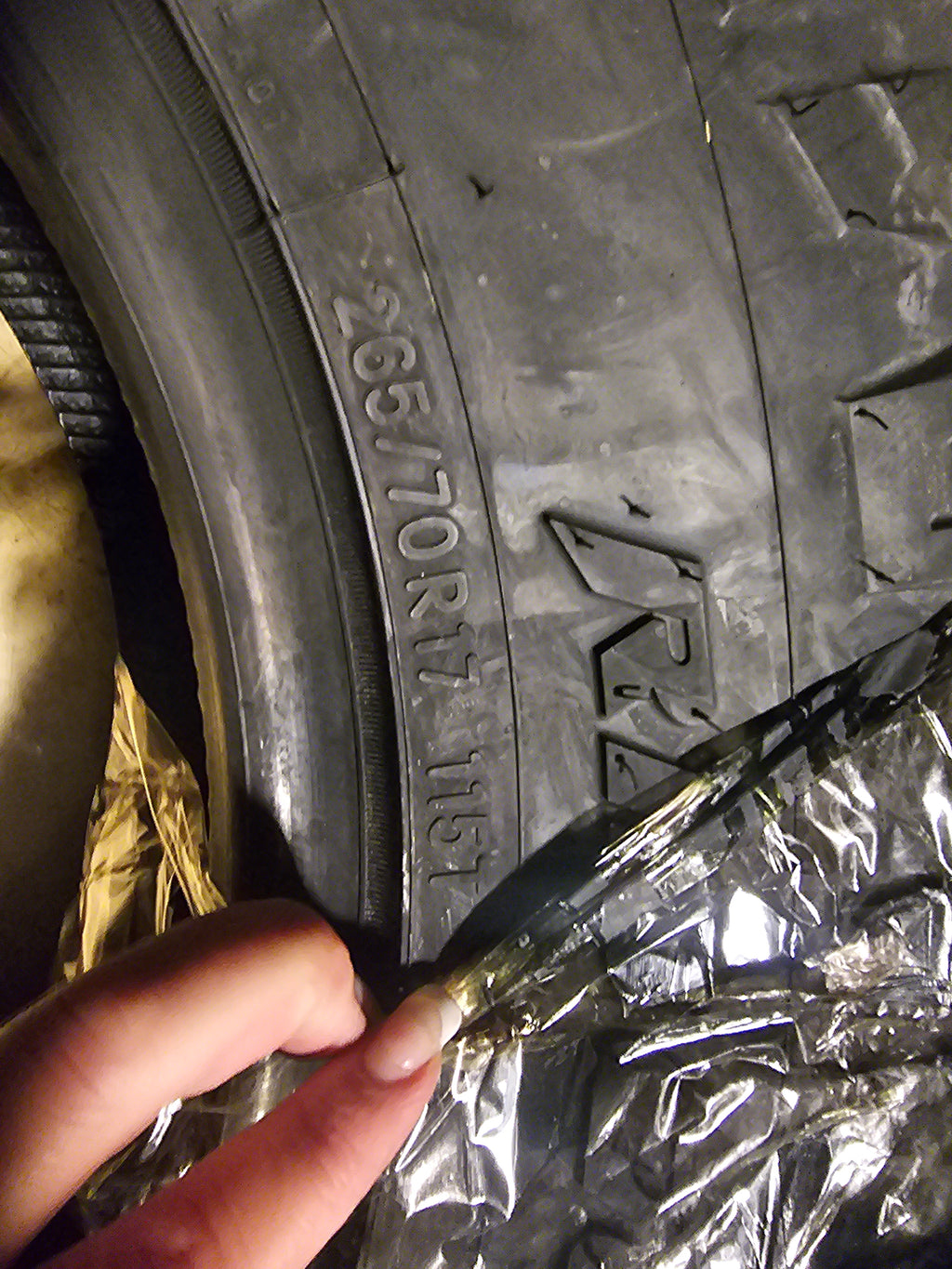 2 NITTO RIDGE GRAPPLER P 265 70 17 115T  SL ALL SEASON TIRES 217940