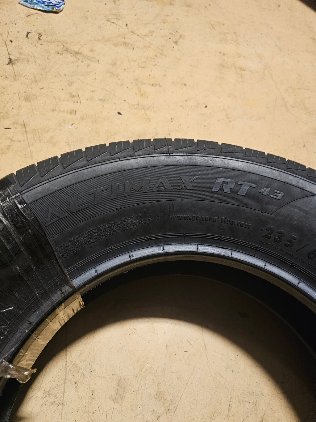 2 GENERAL ALTIMAX RT43 P 235 65 16 103T SL ALL SEASON TIRES 15495160000