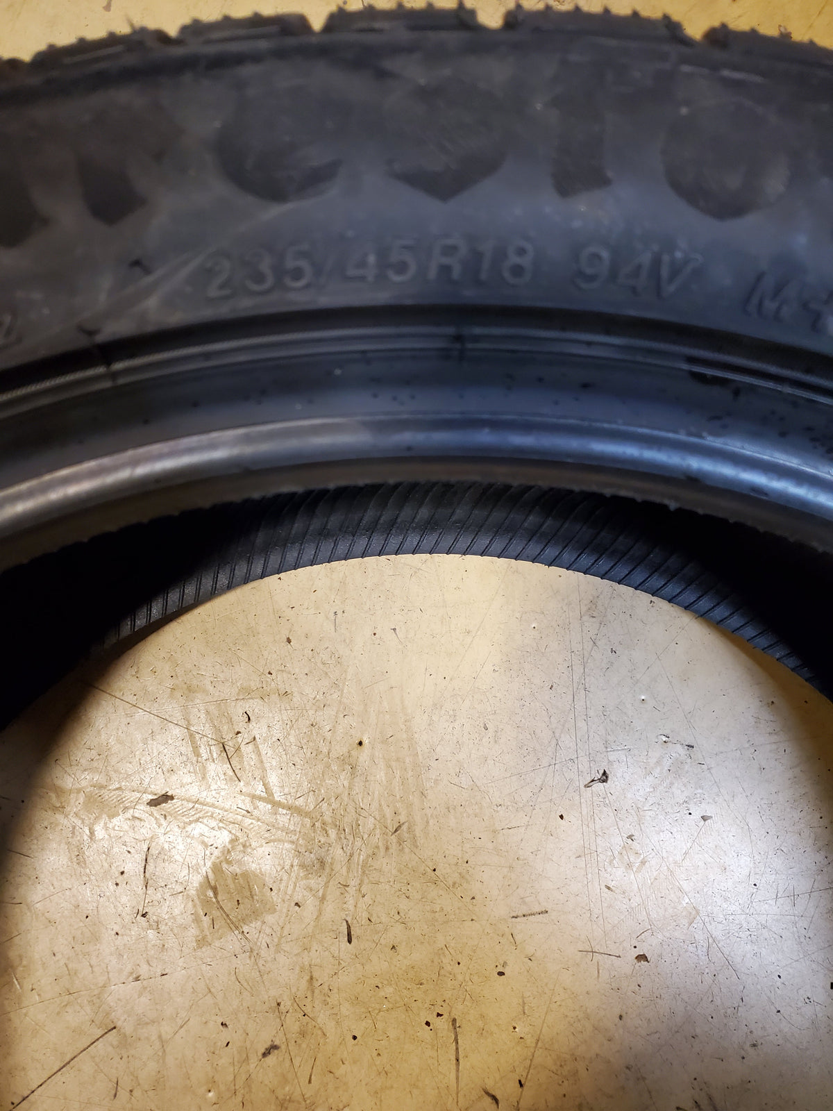 4 FIRESTONE WEATHERGRIP BSW P 235 45 18 94V ALL WEATHER TIRE 011565