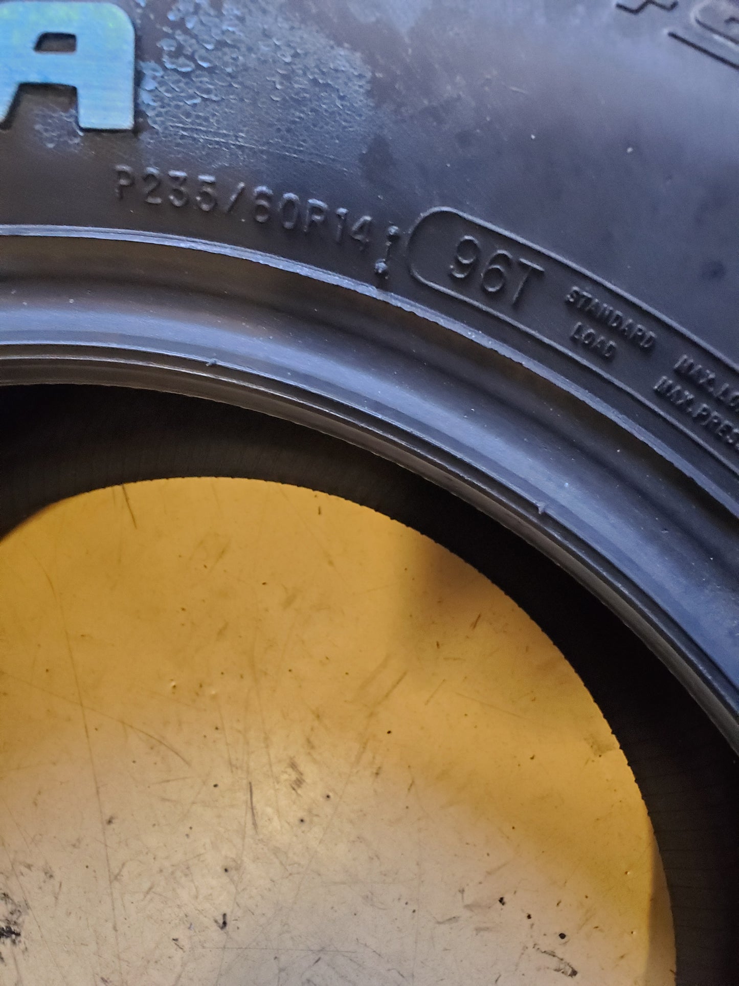 COOPER COBRA RADIAL G/T RWL P 235 60 14 96T ALL SEASON TIRE 160006024