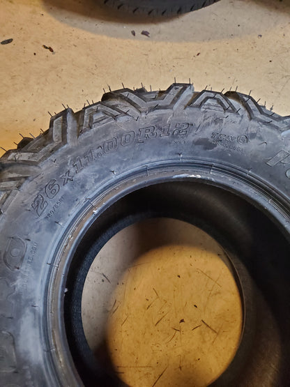 NOS DURO POWER GRIP V2 DI2039 BSW 26 11 12 72N 6PLY ATV/UTV TIRE 312039122611C