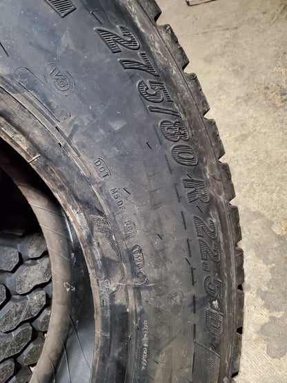 NOS BFGOODRICH ROUTE CONTROL BSW LT 275 80 22.5 144/141L 14PLY TRAILER TIRE 70298