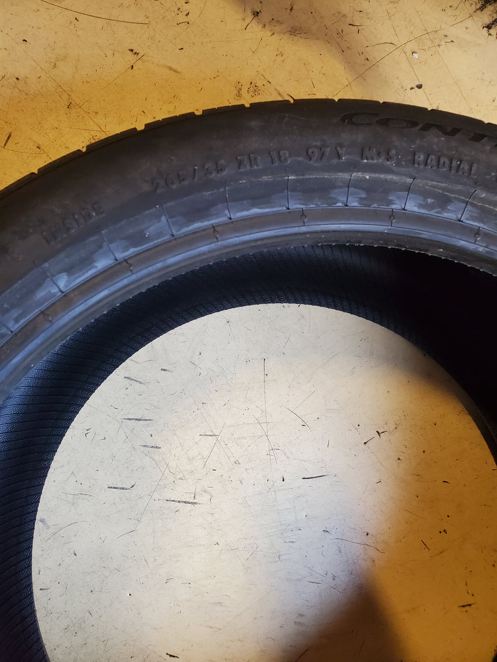 CONTINENTAL CONTROLCONTACT SPORT SRS+ P 265 35 18 97Y XL UHP TIRE 15570890000