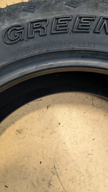 GREEN MAX OPTIMUM SPORT A/T BSW P 275 60 20 115T  ALL TERRAIN TIRE 221028499