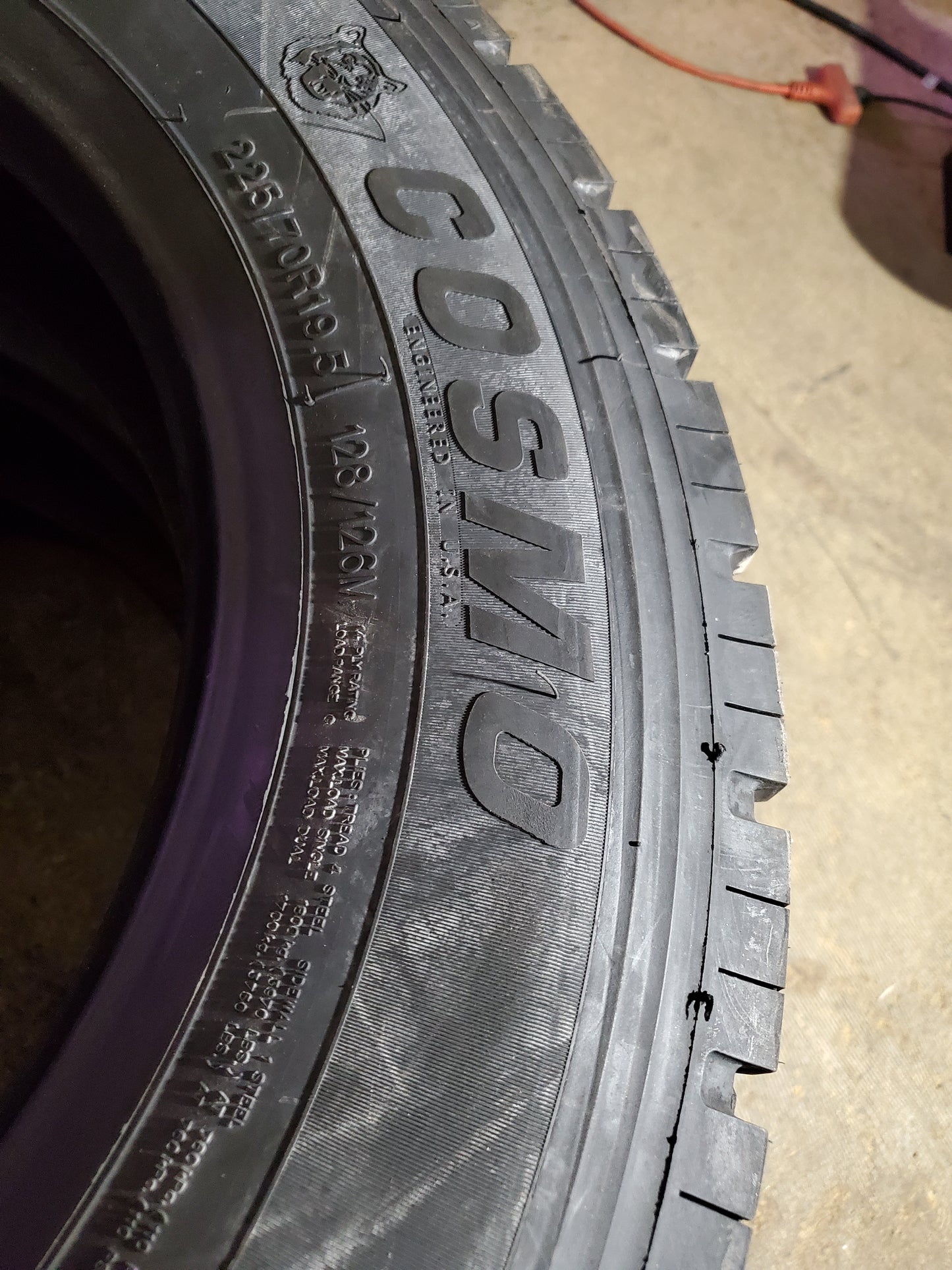 COSMO CT706 PLUS BSW LT 225 70 19.5 128/126M 14PLY COMMERCIAL TIRE I0106948