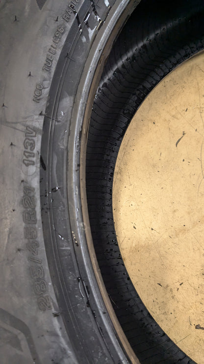 BRIDGESTONE ALENZA SPORT A/S BSW P 285 45 21 113V XL UHP ALL SEASON TIRE 014826