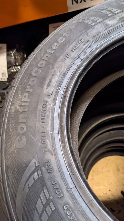 2 CONTINENTAL CONTIPROCONTACT BSW P 195 65 15 89H ALL SEASON TIRE 15482860000