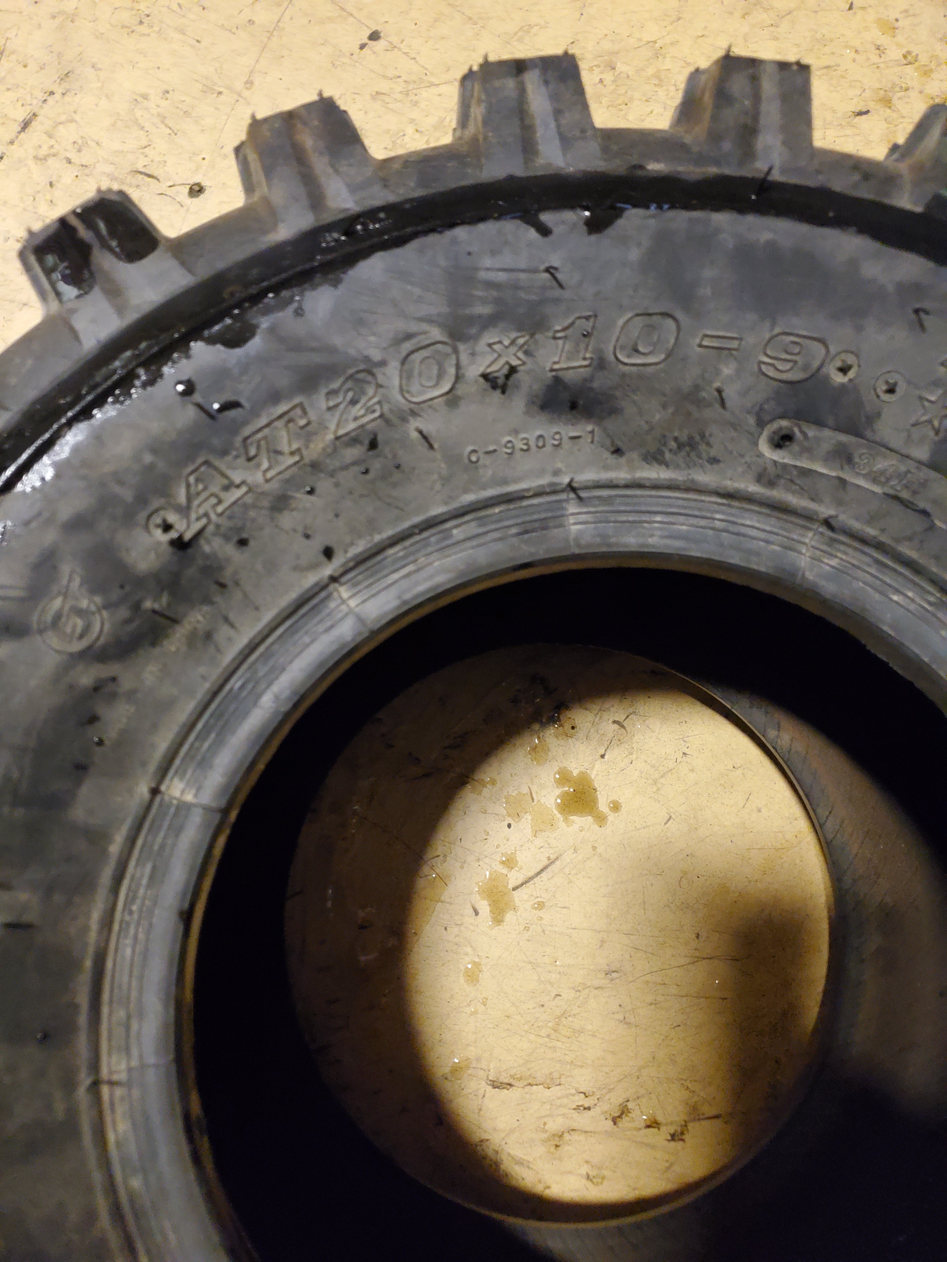 NOS CST AMBUSH BSW AT 20 10 9 4PLY ATV/UTV TIRE KX6TIR01300
