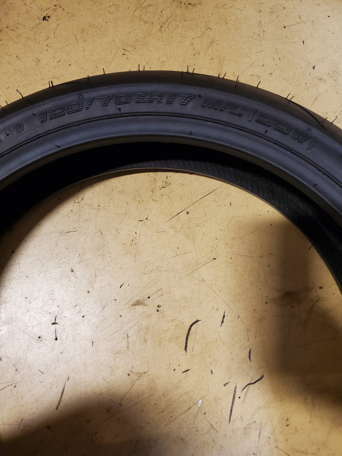 SHINKO F010 APEX BSW  120 70 17 58W FRONT MOTORCYCLE TIRE 874061