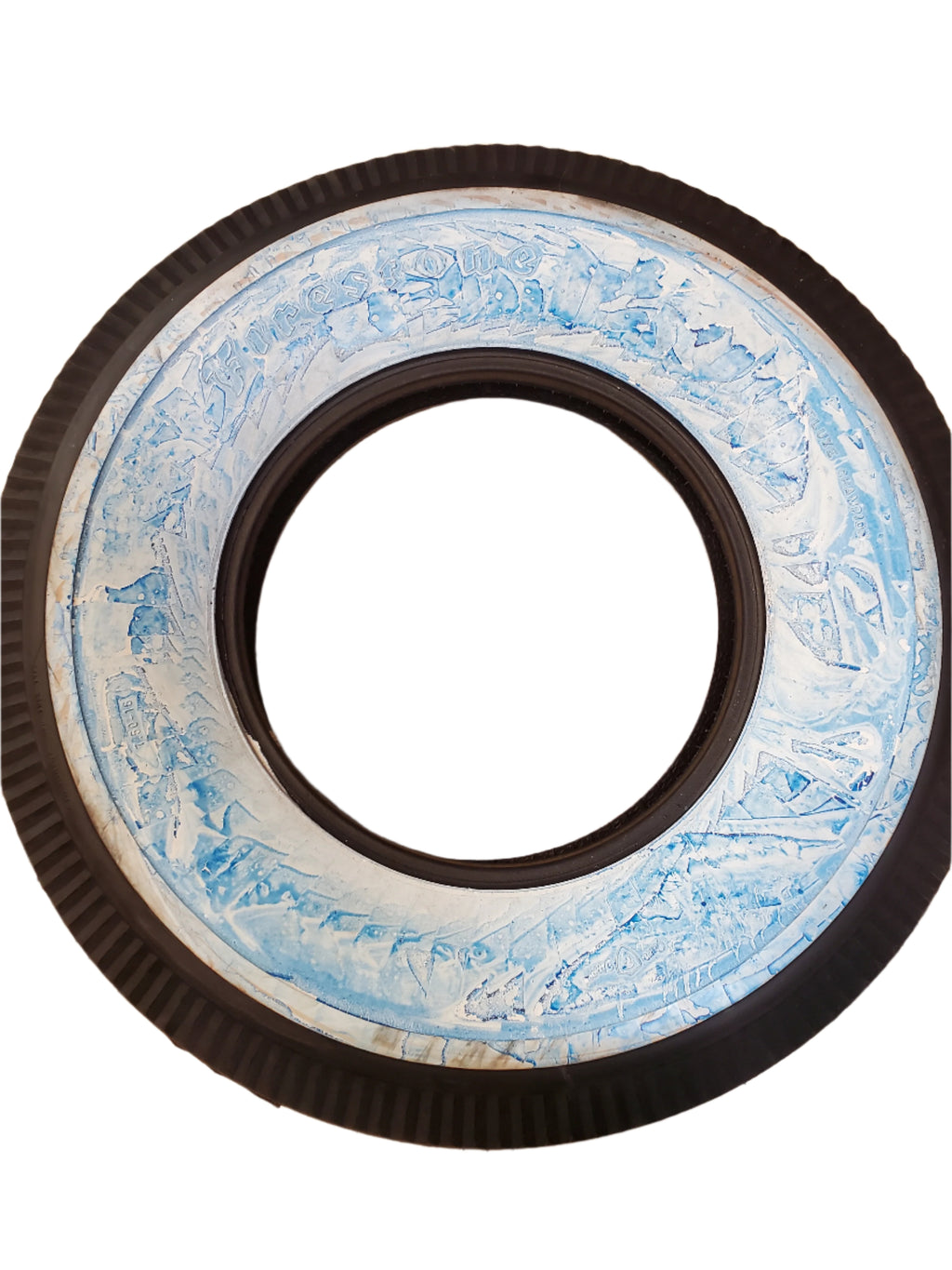 FIRESTONE GUM DIPPED WW 7.50-16 8PLY VINTAGE COKER TIRE 682310